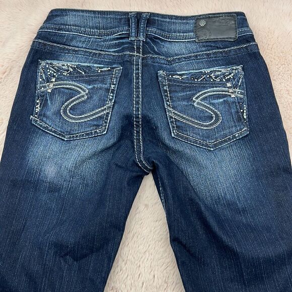 Silver size 26 Suki dark denim altered jeans - Picture 3 of 7